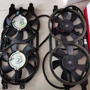 南京依维柯货车冷凝器电子扇电子风扇连体式风扇叶7叶 冷却风扇