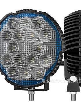 新品上线5x5''圆形工作灯LED超亮45W泛光越野车射灯工