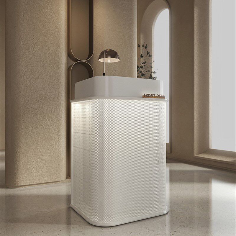 众匠坊收银台店铺小型吧台餐厅发光迎宾台咨询台公司前台接待台D4