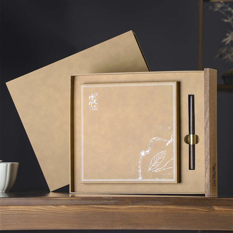 新款茶饼包装盒空盒福鼎白茶古树普洱茶357克通用茶叶空礼盒定制