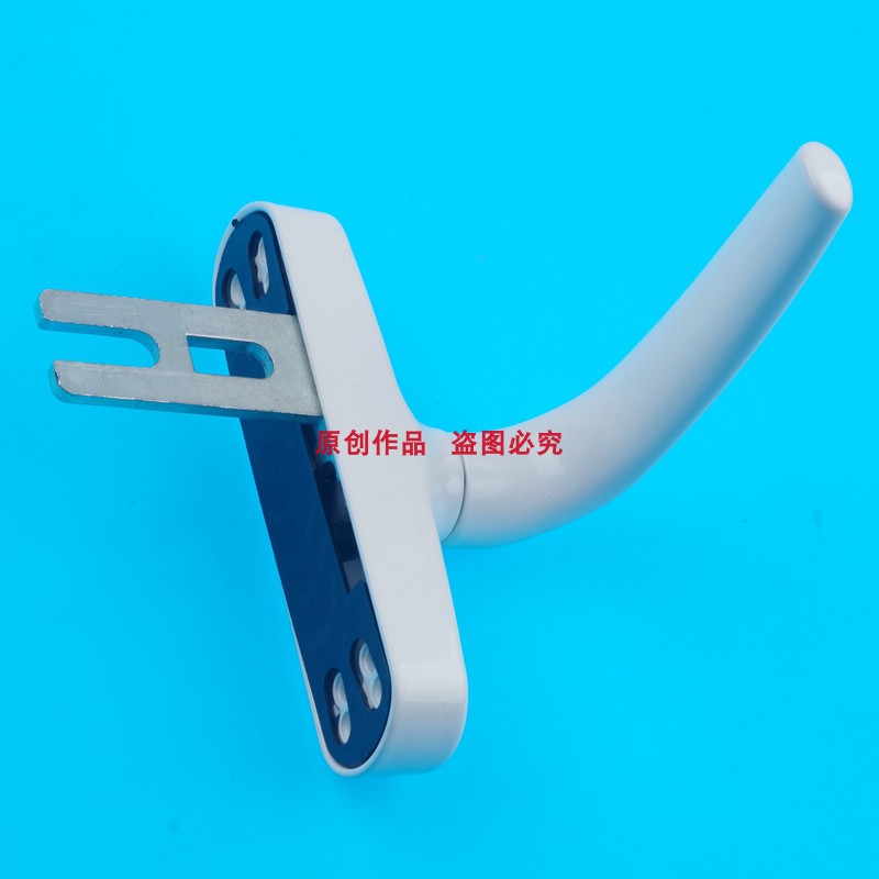 断桥铝平开窗执手内外开窗户把手84孔带盖传动执手锁铝合金窗把手