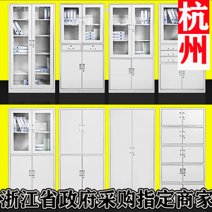杭州办公钢制文件柜子资料柜更衣凭证柜档案柜矮柜带锁铁皮柜书柜
