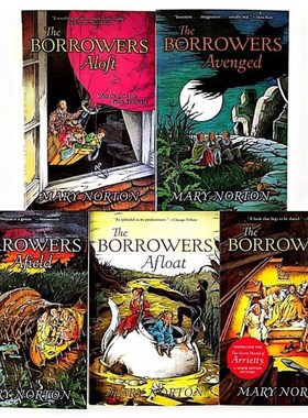 英文原版Borrowers藉东西小人5册盒装儿童必读经典文学作品赠音频