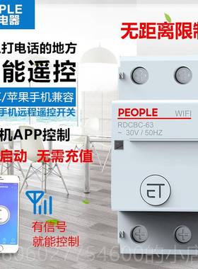 i人民电器智能wif空开断路器家智能断路用开20V手机远程总2开遥控