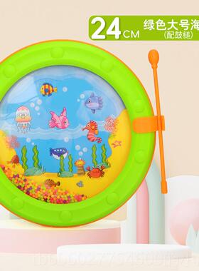 早早期教育教育玩海具浪鼓儿童音乐期NO.WS202教育奥乐尔夫打击器