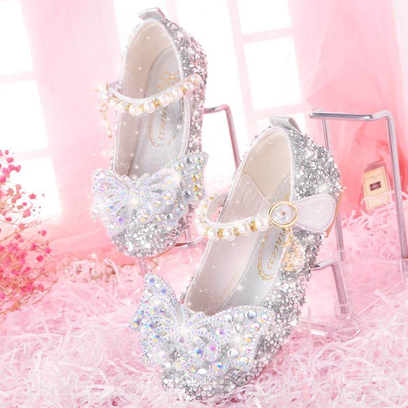 高档女秀童皮鞋爱莎单鞋3儿宝宝小公主水晶鞋学生6女85童走表演高,童鞋/婴儿鞋/亲子鞋,皮鞋,淘宝优惠券,粉丝福利购,淘宝优惠卷