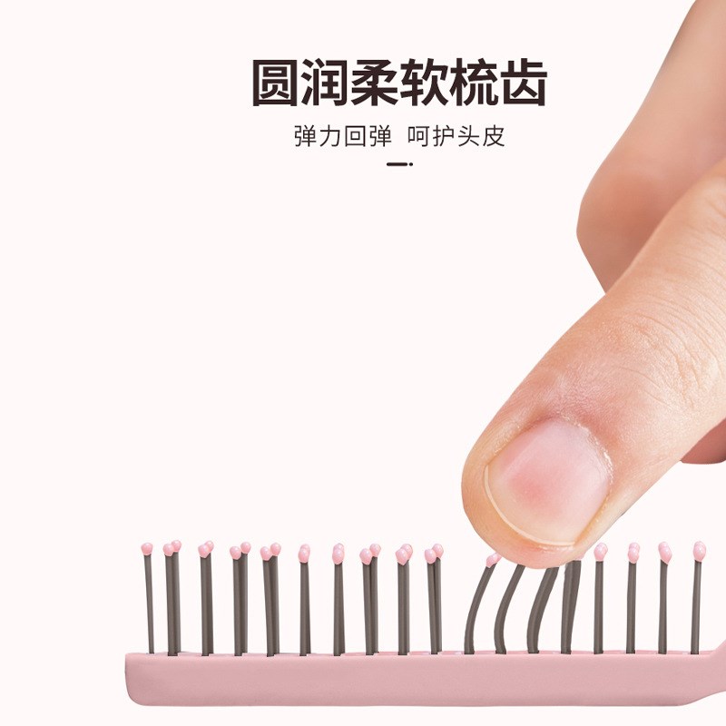 折叠梳儿童女孩分发缝女士刘海小梳子随身便携迷你发梳旅行按摩梳图片