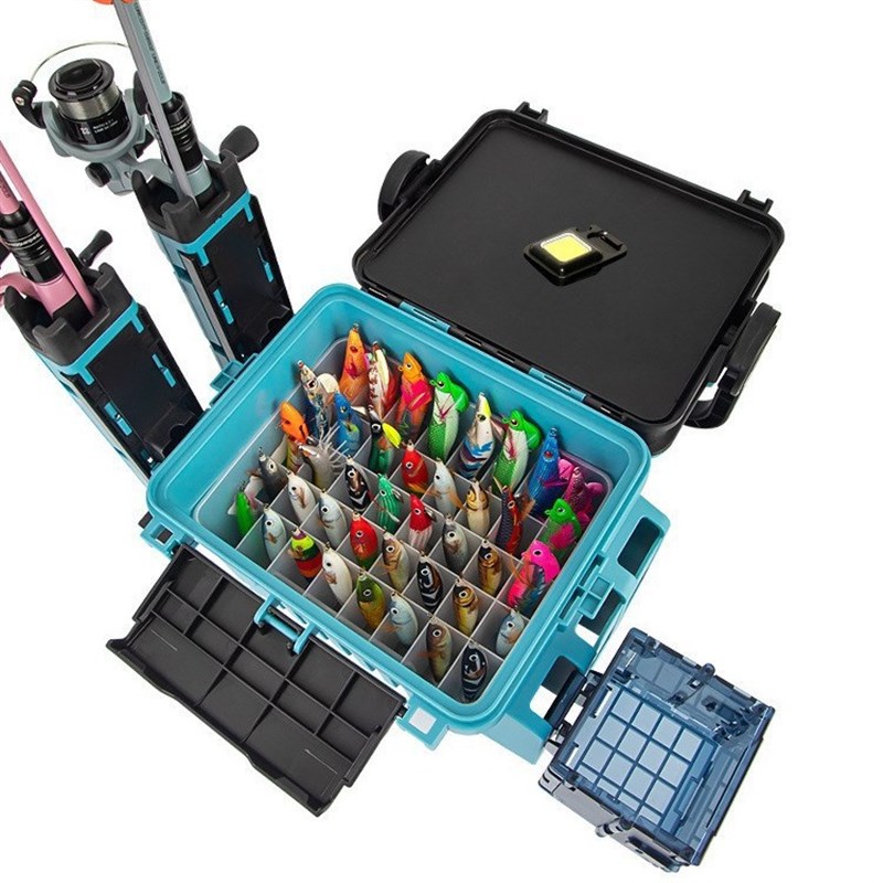 路亚钓箱配件木虾盒40格盒子钓箱配件渔具路亚配件