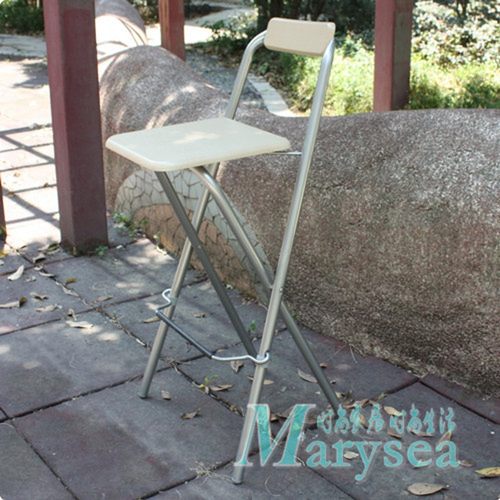 家用可折叠椅吧台椅高脚椅吧凳靠背椅钓鱼椅小餐椅简易休闲高椅子