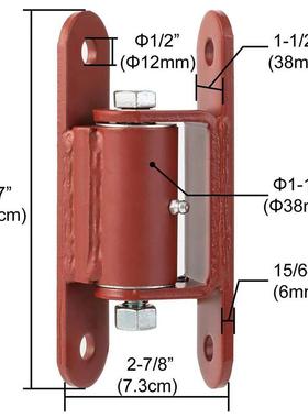 焊重7英寸型栓门铰接链带针滚柱轴承车大螺门可SXW润滑门重型铰链