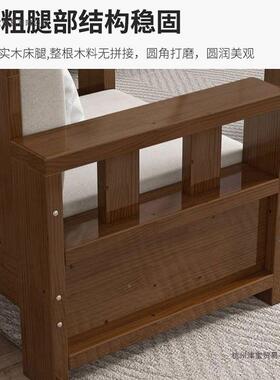 新胡中式实木沙发组合简约厅客出冬夏两用黑桃小户型租FYH屋窄版