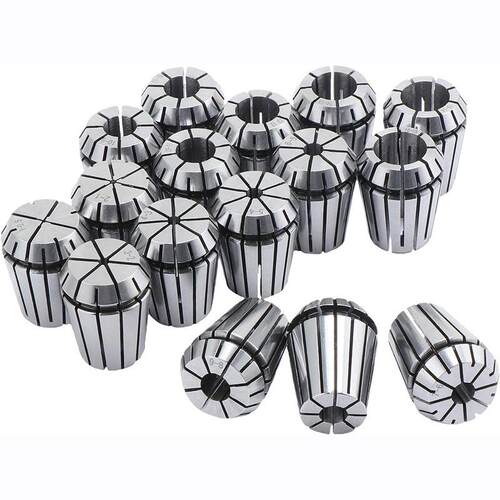 R25弹性筒夹夹E英制筒夹DIN6489弹簧夹头雕机刻头套装ER25-16PCS