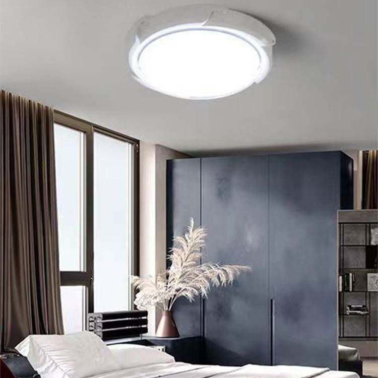 吸顶灯一拖二太阳能灯家用照明庭院灯农村大功率感应灯室内照明