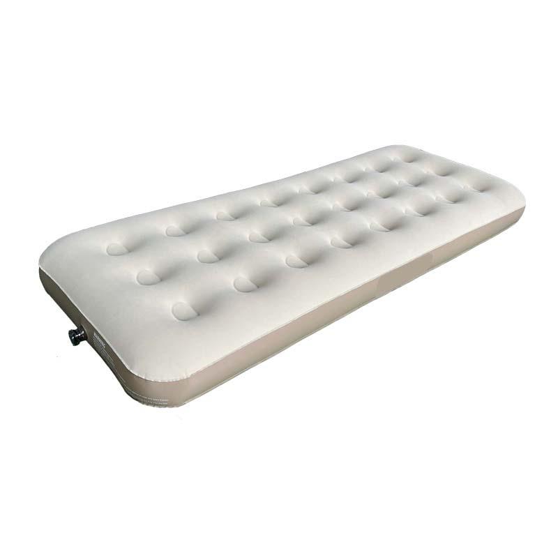 现货家用米白色充式气床垫户外植绒FQOP野VC营睡22cm垫厚便携床垫