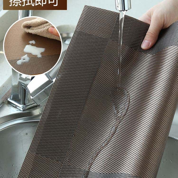 餐垫隔热垫防水防油美式感轻奢餐盘垫子防烫欧式西餐桌F^