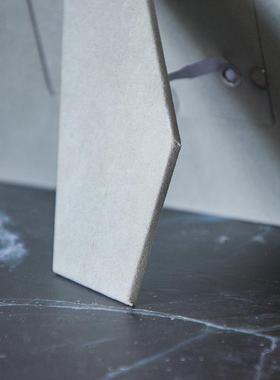 XWC新款石相框奢客厅卧室照片摆框饰相样板房软装装饰轻品晶金箔