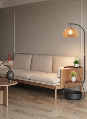 柜225新款落地灯美式复古45567风客厅沙发旁围茶几灯0卧氛室床头