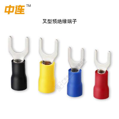 中CIB连L冷压端子叉型预绝缘SV1.连25-3/1.225-4s/1.25-5/1.5-6s