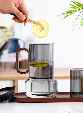 PQZ创意玻璃茶壶冷水量套装大容水水壶夏季家用花壶茶果茶壶凉壶