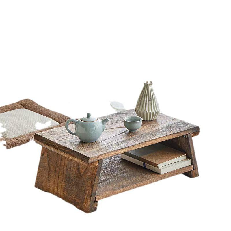 实木榻榻米飘窗小桌子茶台日式DIR炕几折阳台小桌子茶几家用茶桌