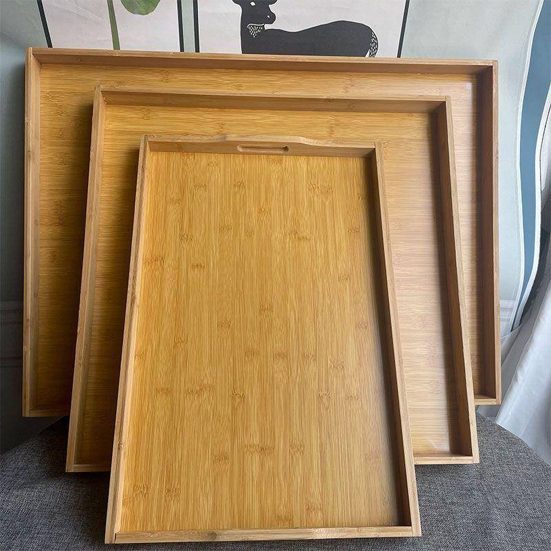 大号蒙古烤IRF全羊盘子面包展示柜月托方盘竹木长形酒店上菜盘子