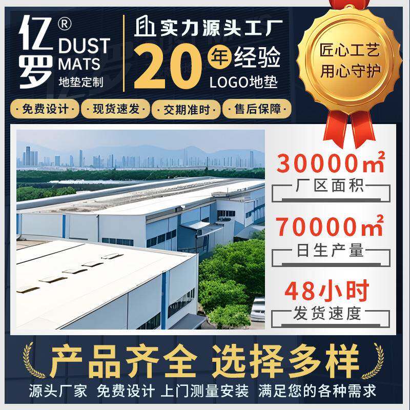 特斯商用地毯入玛特斯95酒店户玛门垫办c公走廊pv脚垫丙纶除尘吸
