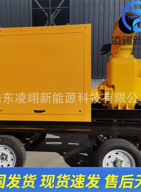 防抢汛移动抽机水泵市泵政CBE应急险排洪水灌溉农用柴油水
