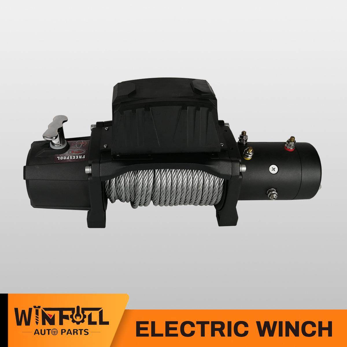 100LS无0线遥控防水电动绞盘车载车电动葫芦越野车自救绞BVBH盘拖