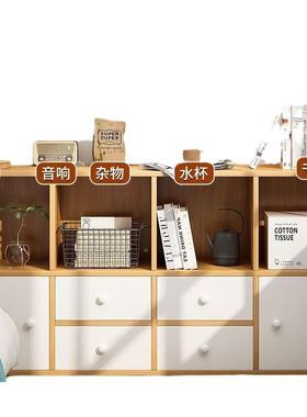 儿EUG卧童书柜落地物架自由组置合书架简物易绘本架家用室落地储