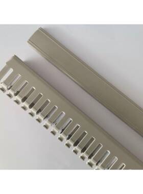 上海PC料灰色线槽AD408V0配电箱控柜走齿塑形制开口行4080线槽