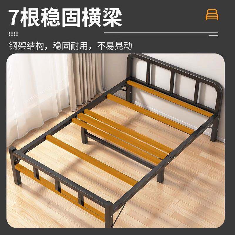 折叠床办公室家用单人宿舍午休成人可折叠铁床无异响出租屋免安装