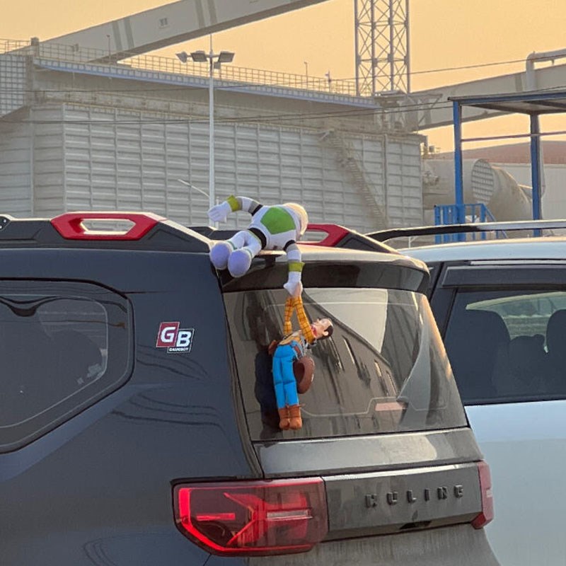 巴斯光年车尾挂件汽车摆件车载尾部装饰品车外玩偶玩具总动员高级