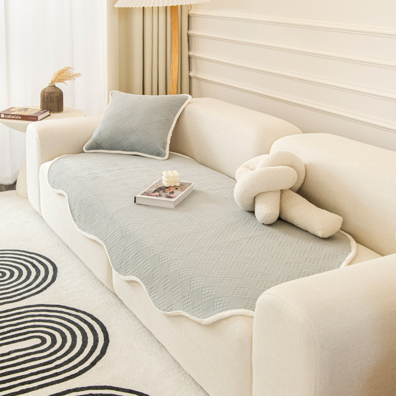 不规则异形沙发垫子四季通用防滑兔兔毛绒加厚保暖坐垫沙发盖布巾,居家布艺,沙发垫,淘宝优惠券,粉丝福利购,淘宝优惠卷