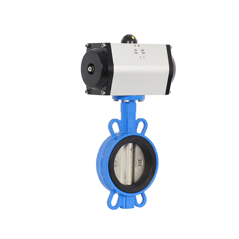 气动对夹蝶D71X-1Q环保水处理系统自来水快速切断DN 100