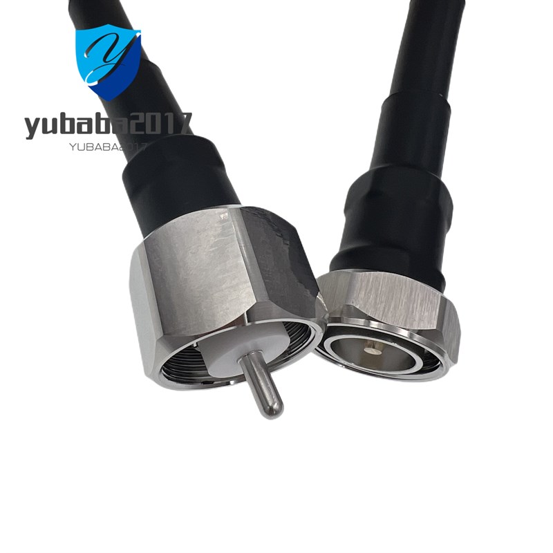 LC公头同轴连接线 LC公转DIN公头 RG217大功率高压电缆 L29转LC公