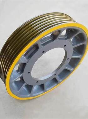电梯曳引轮620 6槽 12mm钢丝绳 EM2470 2471 2430曳引轮适用三菱