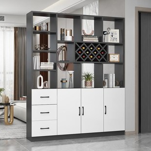 柜一 饰屏风入户门门厅柜客厅玄关柜鞋 酒柜隔断柜2024新款 展示柜装