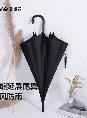 Janefer珍妮花商旅背包男士加大伞面双侧伸缩抗风伞骨延伸双层伞