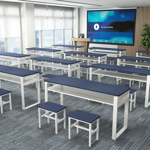 培训桌椅组合办公桌会议桌长条桌学习课桌员工培训简易工作台