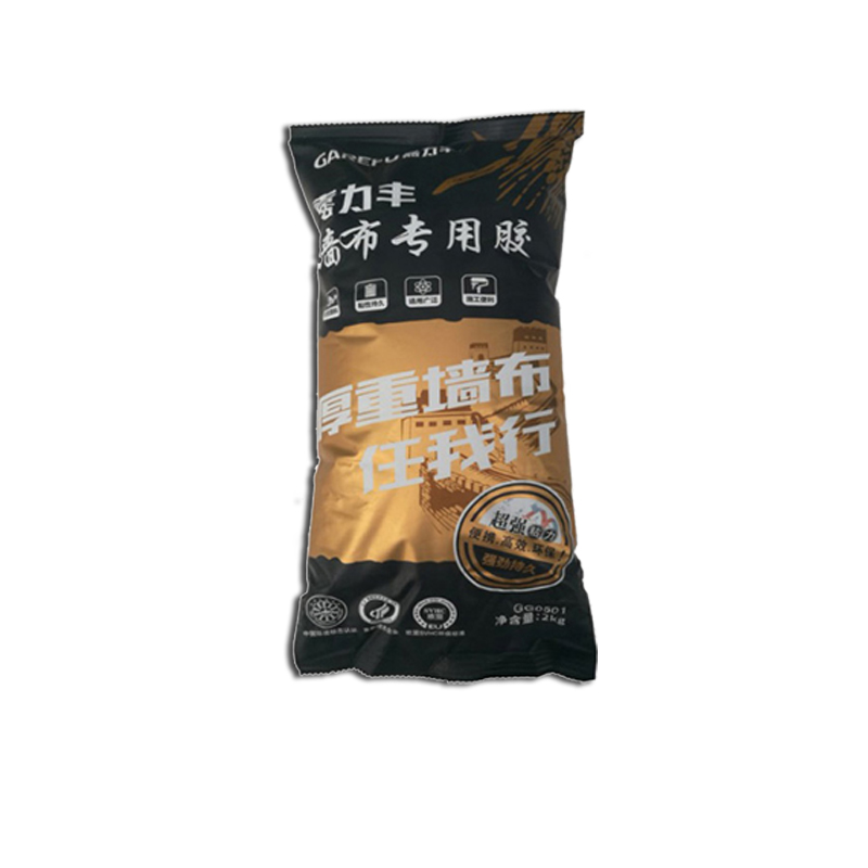 嘉力丰环保安全糯米胶水壁纸墙纸墙布壁布胶辅料防潮防霉基膜