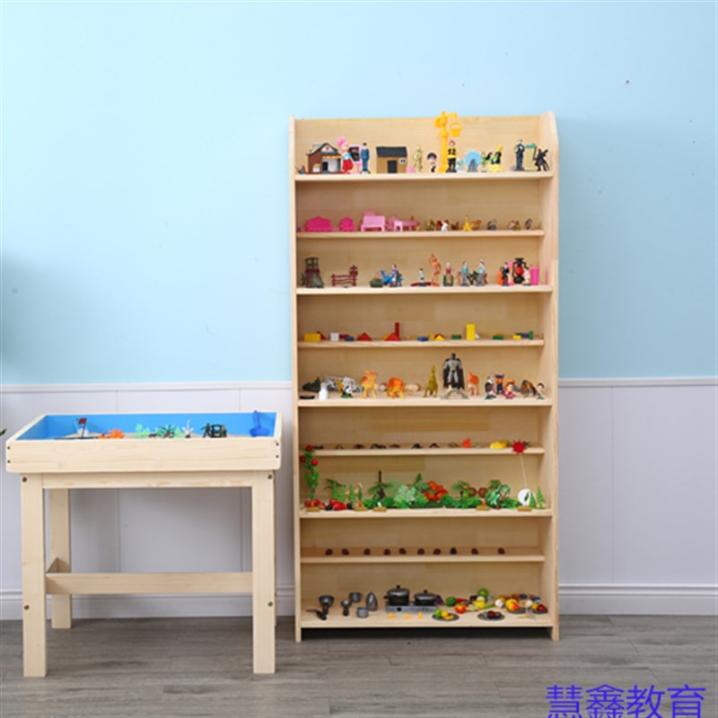 心理咨询室沙盘沙具标准沙盘沙箱装学校单位迎检专用沙盘展示架