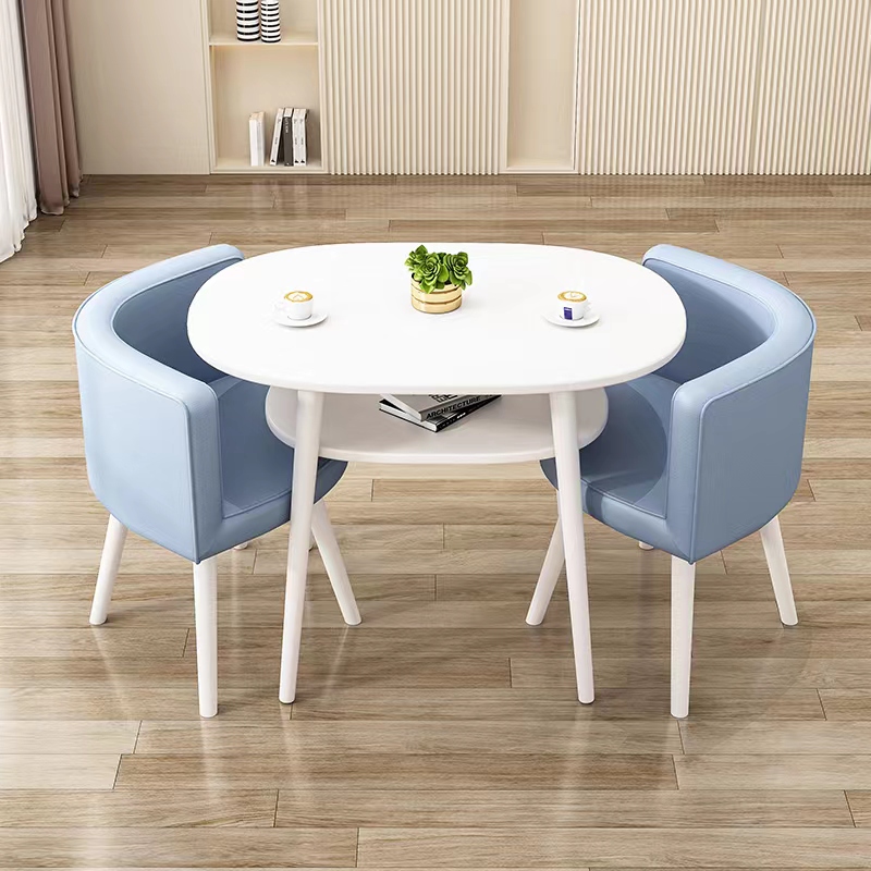 阳台休闲桌椅公寓小户型休息区现代简约茶几店铺洽谈会客接待桌子