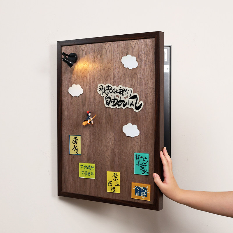 diy竖版电表箱装饰画可磁吸配电箱遮挡挂画2024新款电闸遮丑壁画