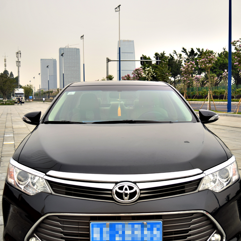 -17款第七代7.5代半凯美瑞后视镜饰条外观改装倒车镜罩装饰亮片