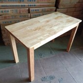 实木餐桌橡木餐台小型家用餐桌椅长方形木桌子餐厅桌子纯实木桌子