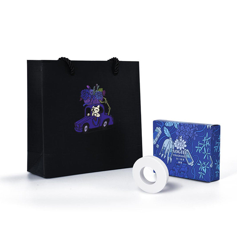VOGTEE车载香氛薰补充圆环香片古龙海洋邂逅栀子礼盒1盒(含2片)