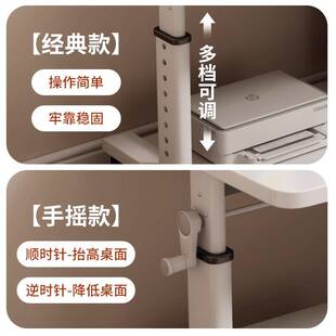 实木电脑桌台式家用可升高书桌学生学习桌写字桌工作台长方形桌子