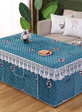 可定长方形冬天桌F97H7MH8布烤火桌0子罩套2制25新电款加厚烤火罩