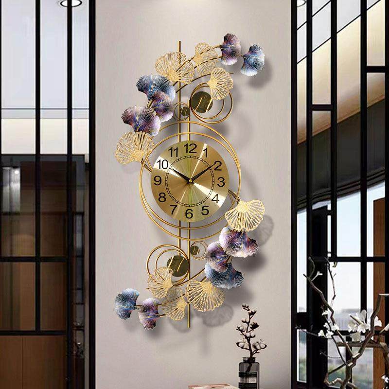 21119钟表挂钟客厅时时尚创意钟挂表简约墙子上家用装挂饰墙电石