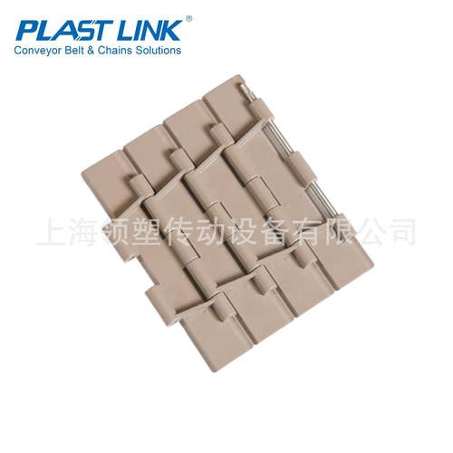 PL821系列双铰平顶链工业级双铰链结网构PYH链POM带轮防静电
